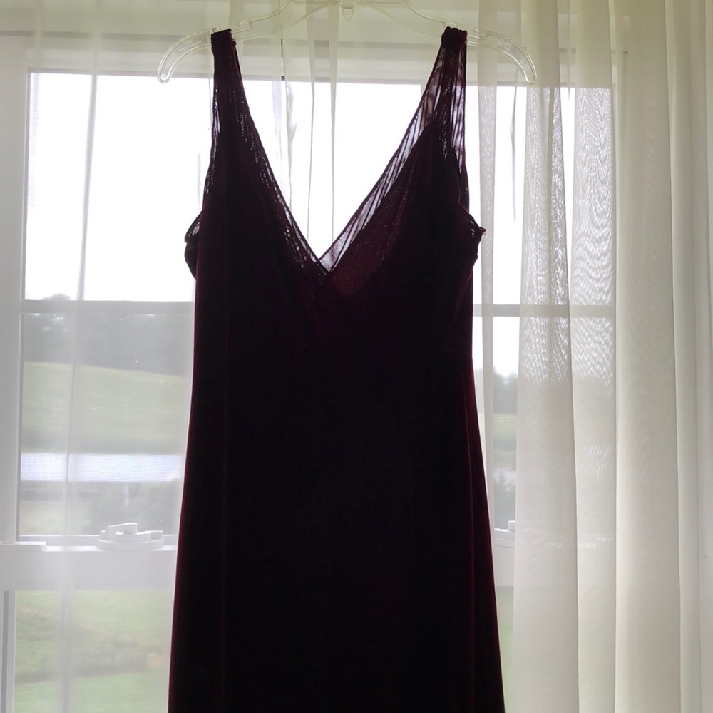 Long velvet dress